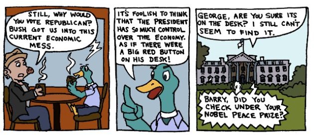 Cogitduck strip #2 The economic red button